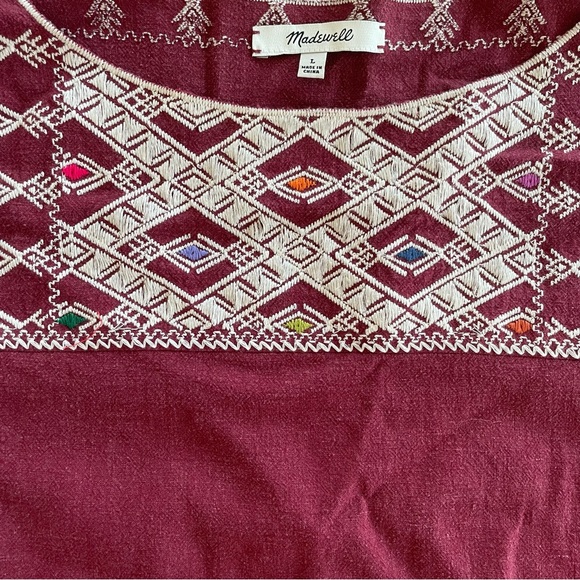 Madewell Embroidered Top - Picture 3 of 4